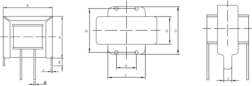 Pin type Transformer picture